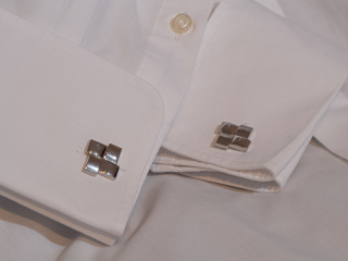 カフス／シルバー／スクエア