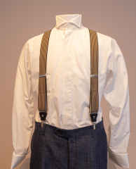 サスペンダー／ゴールド（ストライプ）