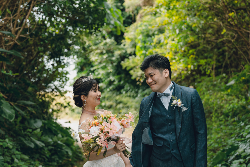 読谷の自然ビーチへのプロムナード