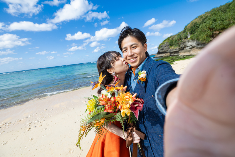 自撮り風のカット