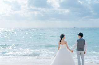 パラディス・ブルー最初のお客様の撮影