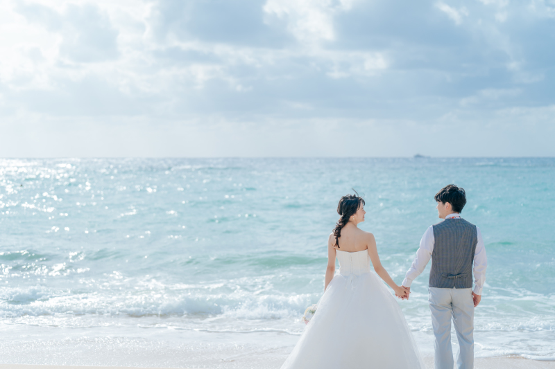 パラディス・ブルー最初のお客様の撮影