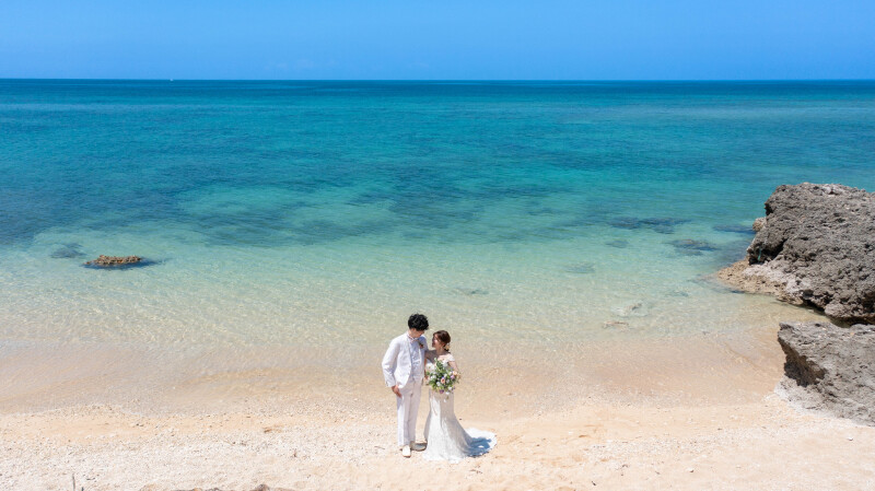 猛烈な台風も過ぎ去りようやく澄んだ海が戻りました