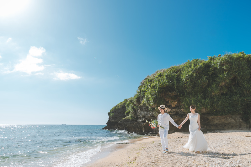 帽子がいいアクセント