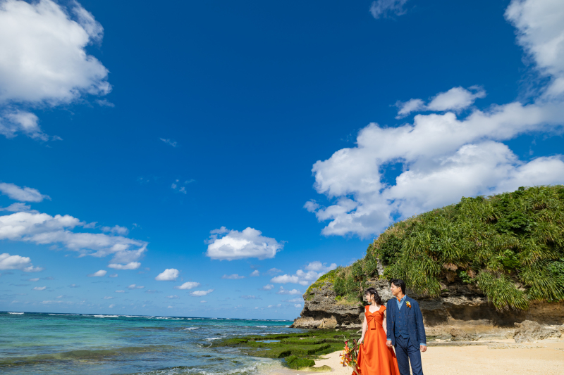 青空に恵まれてビビッドに