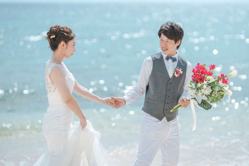 暑すぎずキラキラの海で