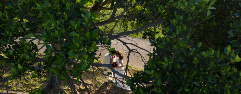 徐々に夕日に近づいて