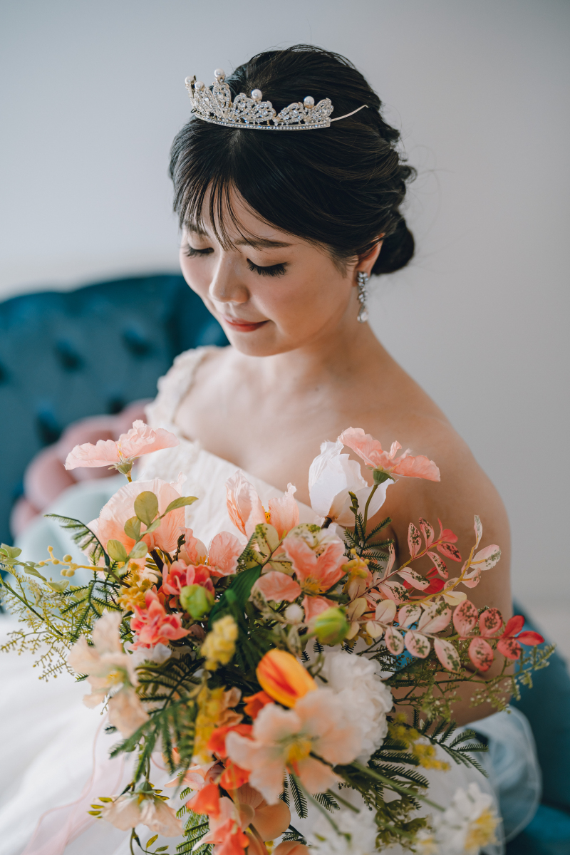 ティアラが映えてキュンとなる可愛さでした♡