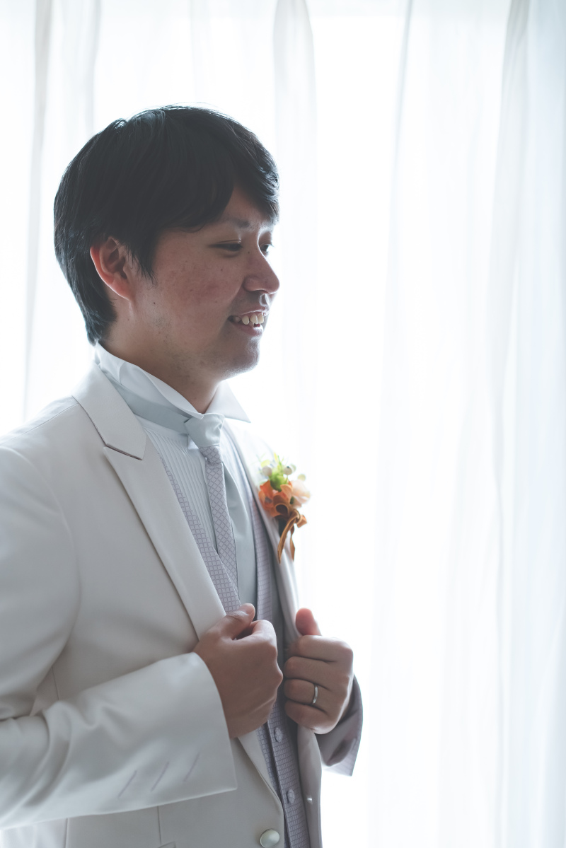 パパのお仕度が始まったらママに