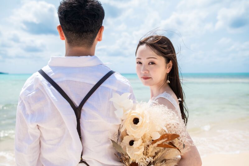 お持ち込みのブーケ