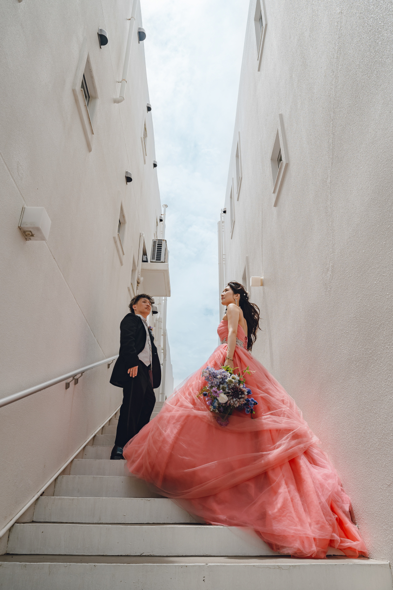 パラディス・ブルーで人気の階段ショット