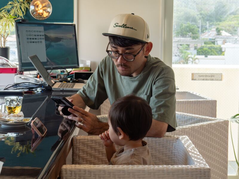 ママのお支度の間どうしてる？