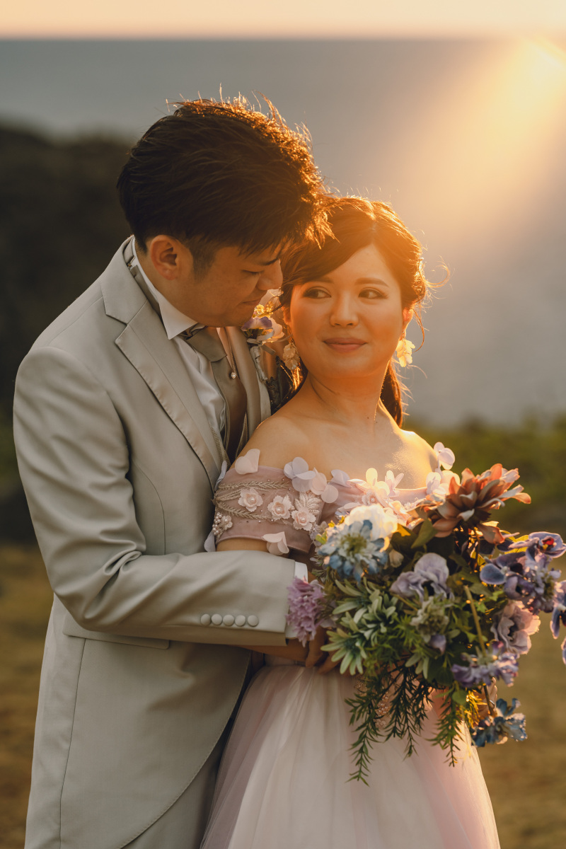 夕陽は雲隠れしましたが(^^;)