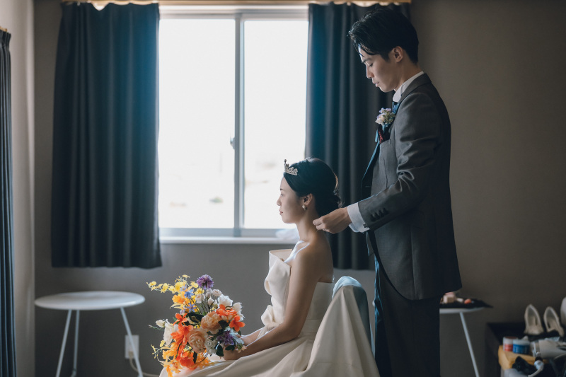 新婦様への愛の証が輝いて