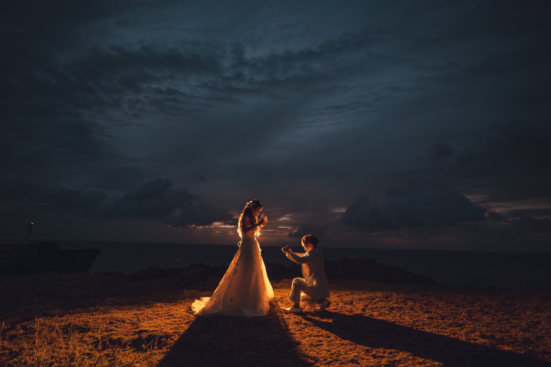 サンセット撮影は夕日が出なくてもできるんです