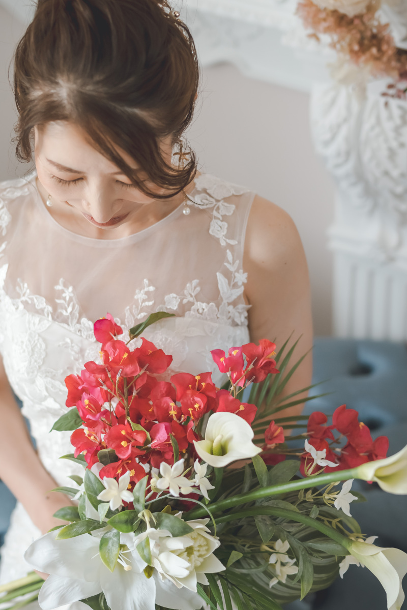 ドレス&ブーケコーディネータの元同僚なので