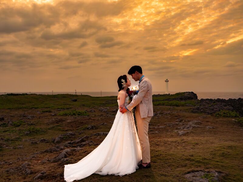 前回撮れなかったサンセットも