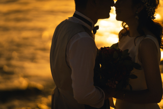 サンセットが撮りたくてお越しになったお客様