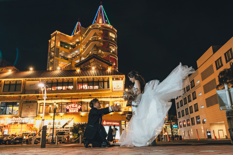 今回のハイライトアメリカンビレッジのナイト撮影