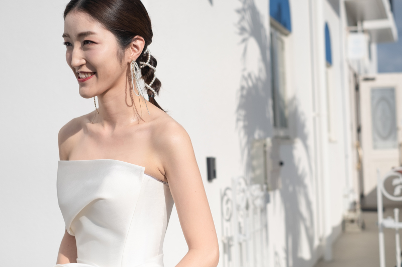 新婦様も当店人気のドレスで