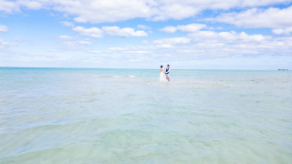 サンドバーで撮影