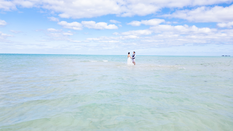 サンドバーで撮影