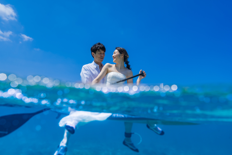 「半水面」撮影です