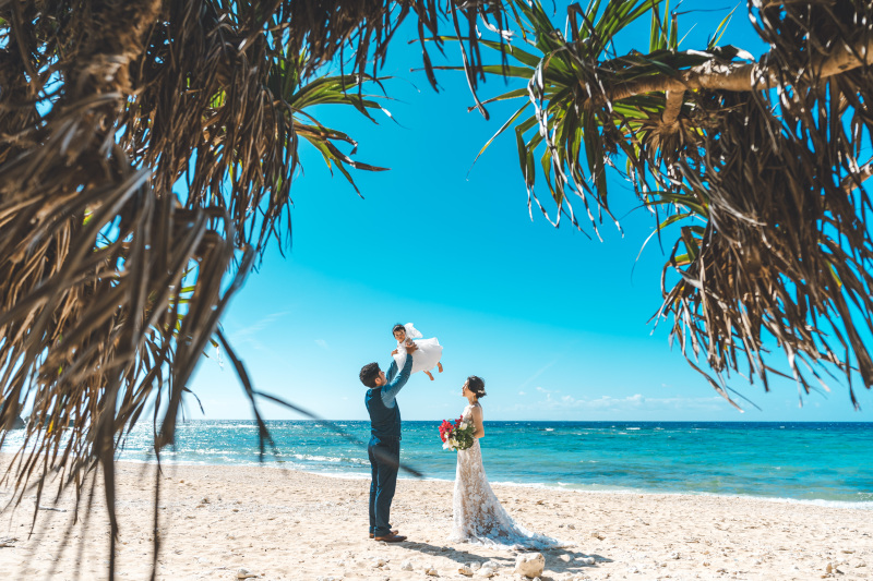 可愛いお子さんにも衣裳を用意していただいてん