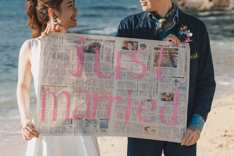 海外のウエディングフォトから