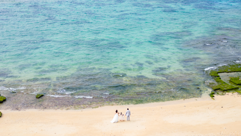 大晦日も沖縄の海は美しく