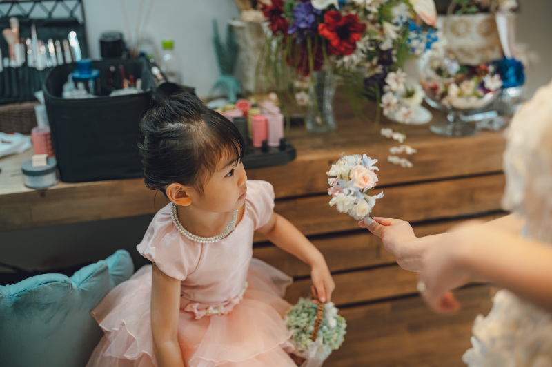 ブライズルームのブーケやアクセサリーも