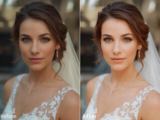 レタッチ（色・明るさ補正）無料