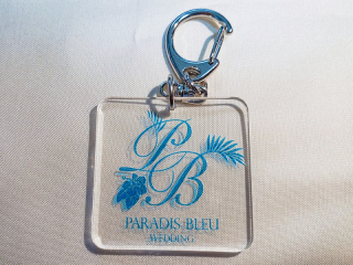PARADIS BLEU WEDDINGオリジナルキーホルダー（クリアタイプ）