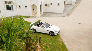 オープンカー撮影