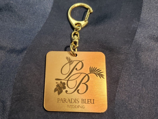 PARADIS BLEU WEDDINGオリジナルキーホルダー（ブロンズ）