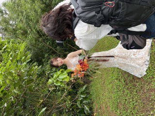 こんなメイキング映像も大切。カメラマンが撮らないようなカットにもお客様の思い出がいっぱい詰まっています。