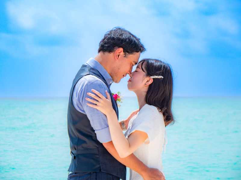 【本島:撮影のみプラン】全100カット(全カットをレタッチ!)ビーチフォトプラン※ドローンなし