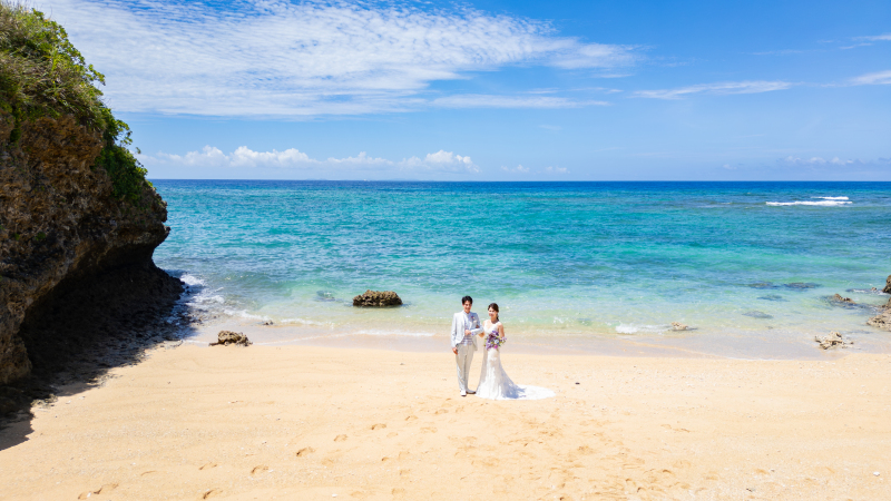 【本島：家宝になるムービー】２日がかりプレミアムムービープラン★朝からサンセットまで2日ツアーロケ撮影★衣裳３着付き！