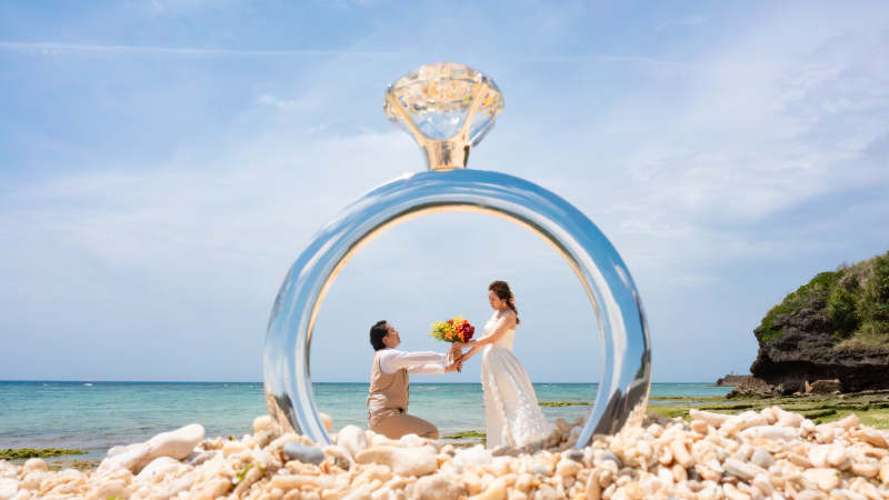 BLACK FRIDAYセール早得Ⓧ2万円OFF【ビーチ＋サンセット撮影】ロケ地２箇所全150カット＋ドローンフォト30カット☆