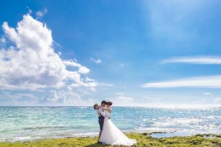 【本島：家宝になるムービー】２日がかりプレミアムムービープラン★朝からサンセットまで2日ツアーロケ撮影★衣裳３着付き！