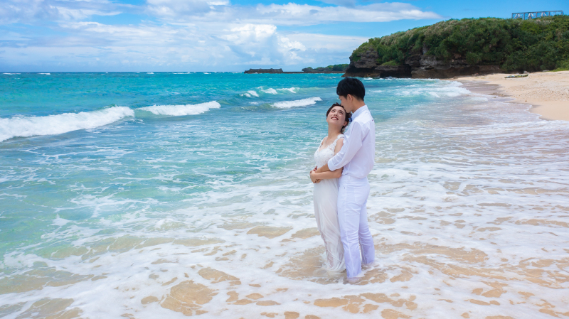 【オープニングムービー制作付きプラン】ビーチフォト200カット+一眼&ドローンムービー撮影編集Blu-ray納品