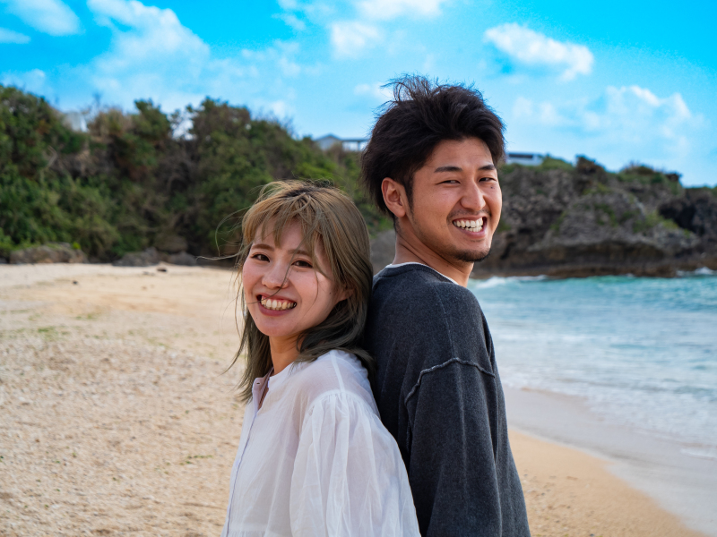 【本島:撮影のみプラン】全100カット(全カットをレタッチ!)ビーチフォトプラン※ドローンなし