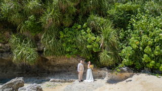 サンバーマンデーセール早得Ⓧ2万円オフ【ビーチ＋サンセット撮影】全200カット（ドローンフォト30カット以上）6/30まで撮影可