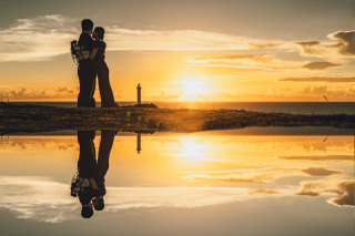 サイバーマンデー早得ⓎOFF【オープニングムービープラン★ビーチ＋サンセット撮影☆衣裳２着】200カット☆6/30まで撮影可能