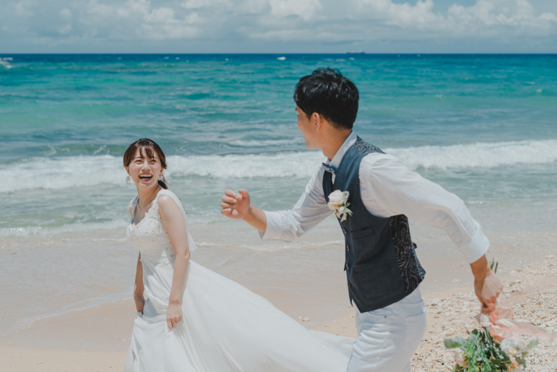 【オープニングムービー制作付きプラン】ビーチフォト200カット+一眼&ドローンムービー撮影編集Blu-ray納品