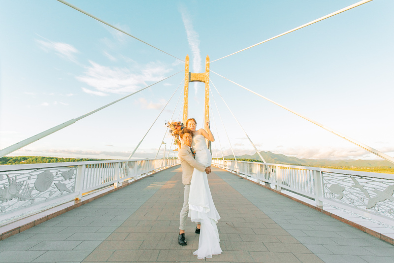 サンセットブリッジで♪