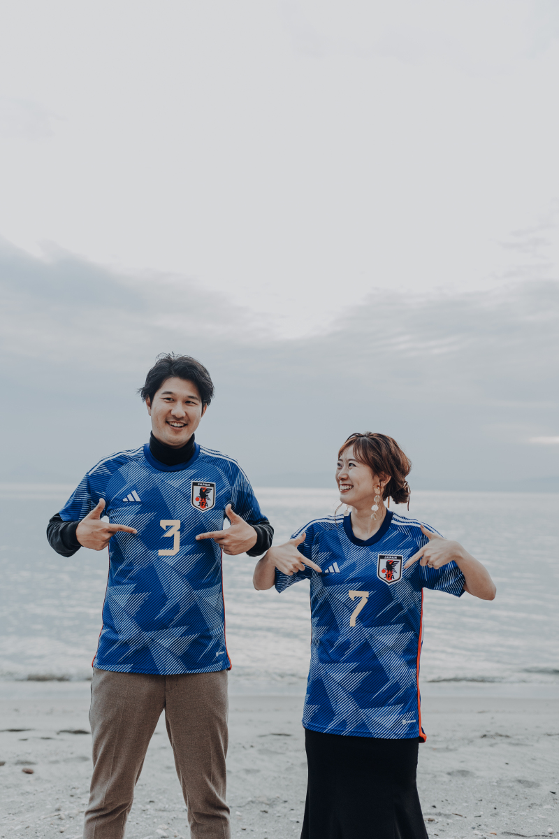 最後はサッカーのユニホームで