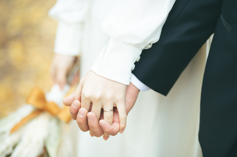 手繋ぎショット♪