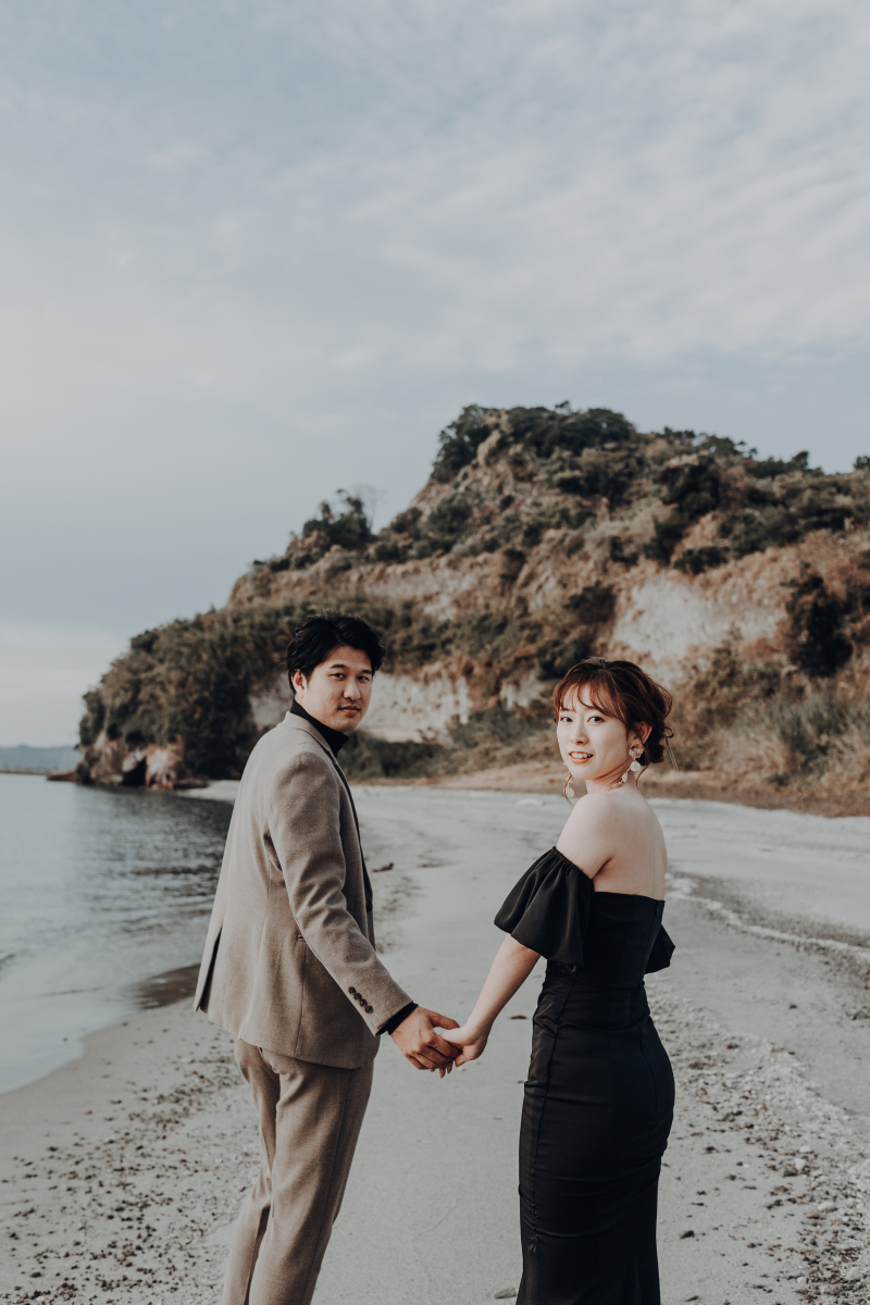 鹿屋のまさかり海岸にて