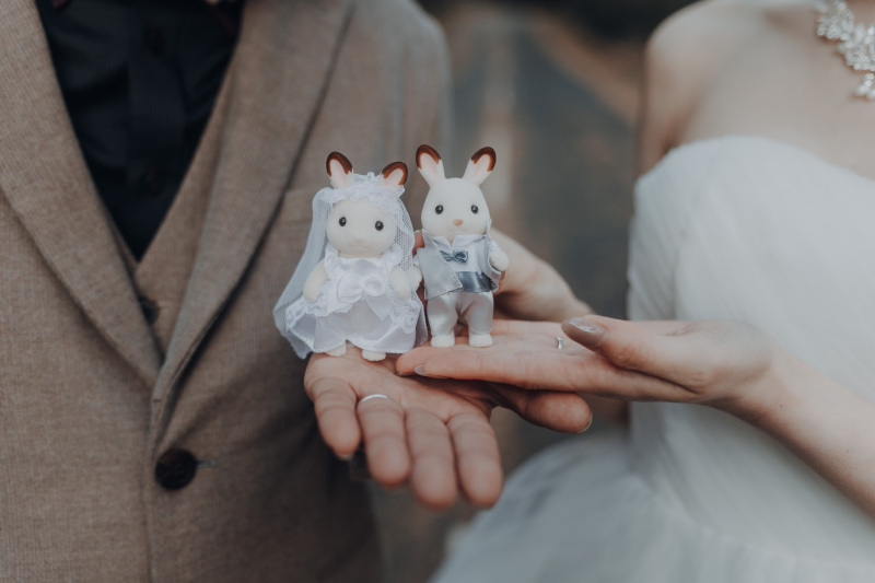 シルバニアのお人形と